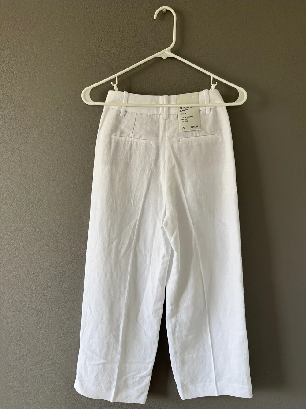 ARITZIA EFFORTLESS LINEN PANT